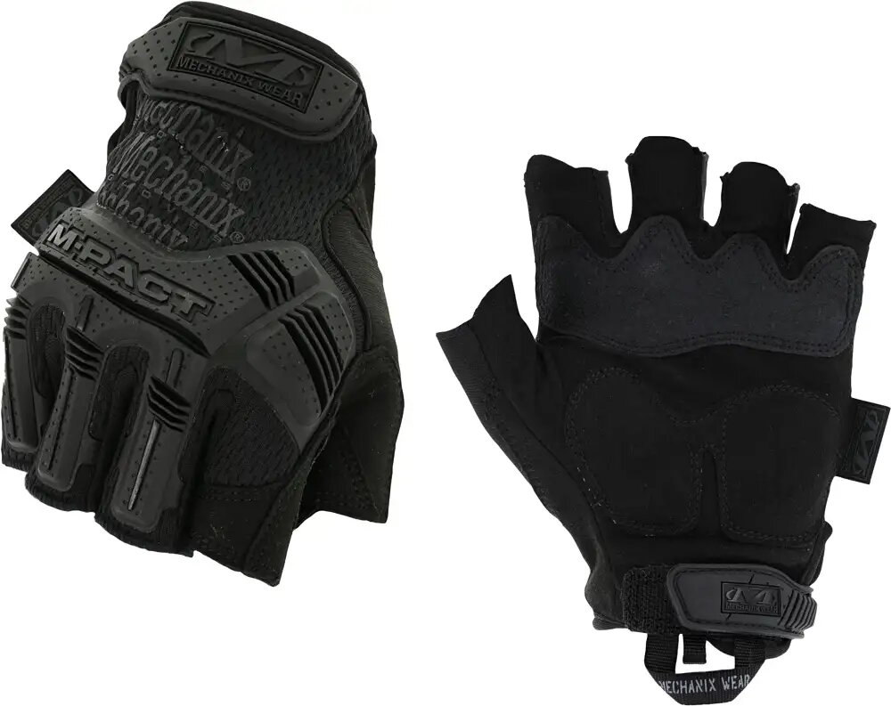 Рукавички Mechanix M-Pact Fingerless Black Фото 3